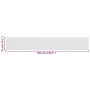 Weiße HDPE-Balkonmarkise 75x500 cm von vidaXL, Sonnenschirme - Ref: Foro24-310862, Preis: 18,74 €, Rabatt: %