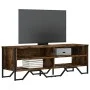 Mueble de TV madera de ingeniería roble ahumado 122x34x41 cm de , Muebles TV - Ref: Foro24-848571, Precio: 59,57 €, Descuento: %