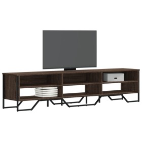 Mueble de TV madera de ingeniería roble marrón 180x34x41 cm de , Muebles TV - Ref: Foro24-848578, Precio: 79,91 €, Descuento: %
