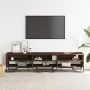 TV stand made of engineered wood in brown oak, 180x34x41 cm by , TV Furniture - Ref: Foro24-848578, Price: 78,29 €, Discount: %