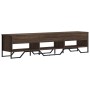 TV stand made of engineered wood in brown oak, 180x34x41 cm by , TV Furniture - Ref: Foro24-848578, Price: 79,91 €, Discount: %