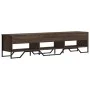 TV stand made of engineered wood in brown oak, 180x34x41 cm by , TV Furniture - Ref: Foro24-848578, Price: 78,29 €, Discount: %