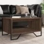 Mesa de centro madera de ingeniería marrón roble 75x51x40 cm de , Mesas de centro - Ref: Foro24-848488, Precio: 50,61 €, Desc...