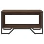Mesa de centro madera de ingeniería marrón roble 75x51x40 cm de , Mesas de centro - Ref: Foro24-848488, Precio: 50,61 €, Desc...