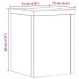 Pflanzenständer 2 Stück aus weißem Ingenieurholz 10x10x18 cm. von , Topfständer - Ref: Foro24-852888, Preis: 27,90 €, Rabatt: %