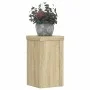 Pflanzenständer 2 Stück Eichenholz Sonoma 10x10x18 cm von , Topfständer - Ref: Foro24-852881, Preis: 17,39 €, Rabatt: %