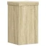 Pflanzenständer 2 Stück Eichenholz Sonoma 10x10x18 cm von , Topfständer - Ref: Foro24-852881, Preis: 17,39 €, Rabatt: %