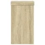 Soportes de plantas 2 uds madera roble Sonoma 10x10x18 cm de , Soportes para macetas - Ref: Foro24-852881, Precio: 17,39 €, D...
