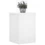Pflanzenständer 2 Stück aus weißem Ingenieurholz 25x25x35 cm von , Topfständer - Ref: Foro24-852906, Preis: 39,98 €, Rabatt: %