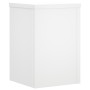 Pflanzenständer 2 Stück aus weißem Ingenieurholz 25x25x35 cm von , Topfständer - Ref: Foro24-852906, Preis: 34,79 €, Rabatt: %