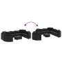 Set of garden sofas and cushions 10 pieces synthetic black rattan by , Garden sets - Ref: Foro24-3308411, Price: 712,11 €, Di...