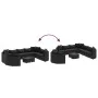Set of garden sofas and cushions 10 pieces synthetic black rattan by , Garden sets - Ref: Foro24-3308411, Price: 734,20 €, Di...