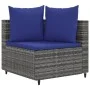 7-piece garden sofa set with gray synthetic rattan cushions by , Garden sets - Ref: Foro24-3308383, Price: 437,39 €, Discount: %