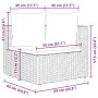 7-piece garden sofa set with gray synthetic rattan cushions by , Garden sets - Ref: Foro24-3308383, Price: 437,39 €, Discount: %