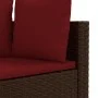 Set de sofás de jardín 10 pzas y cojines ratán sintético marrón de , Conjuntos de jardín - Ref: Foro24-3308405, Precio: 684,1...