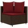 7-teiliges Gartensitzgruppen-Set mit braunen PE-Rattan-Kissen. von , Gartensets - Ref: Foro24-3308381, Preis: 430,76 €, Rabat...