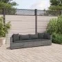Garden sofa set 4 pieces with gray synthetic rattan cushions by , Garden sets - Ref: Foro24-3308458, Price: 266,30 €, Discoun...