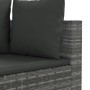 Garden sofa set 4 pieces with gray synthetic rattan cushions by , Garden sets - Ref: Foro24-3308362, Price: 250,78 €, Discoun...