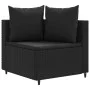 Garden sofa set with cushions 3 pcs synthetic black rattan by , Garden sets - Ref: Foro24-3308451, Price: 224,70 €, Discount: %