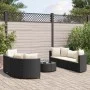7-piece garden sofa set with black synthetic rattan cushions by , Garden sets - Ref: Foro24-3308432, Price: 477,47 €, Discoun...