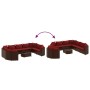 Garden sofa set 10 pieces and brown synthetic rattan cushions by , Garden sets - Ref: Foro24-3308413, Price: 652,60 €, Discou...