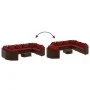 Garden sofa set 10 pieces and brown synthetic rattan cushions by , Garden sets - Ref: Foro24-3308413, Price: 635,67 €, Discou...