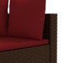 Garden sofa set 10 pieces and brown synthetic rattan cushions by , Garden sets - Ref: Foro24-3308413, Price: 652,60 €, Discou...