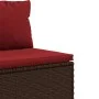 Garden sofa set 10 pieces and brown synthetic rattan cushions by , Garden sets - Ref: Foro24-3308413, Price: 635,67 €, Discou...