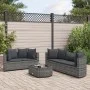 6-piece garden furniture set with gray synthetic rattan cushions by , Garden sets - Ref: Foro24-3308418, Price: 404,52 €, Dis...
