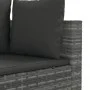 6-piece garden furniture set with gray synthetic rattan cushions by , Garden sets - Ref: Foro24-3308418, Price: 404,52 €, Dis...