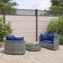 Gartensofa-Set mit 5-teiligen Kissen aus grauem synthetischem Rattan von , Gartensets - Ref: Foro24-3308447, Preis: 340,17 €,...