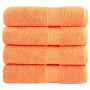 Bathroom towels 4 units 100% cotton green 100x150 cm 600 gsm by , Towels - Ref: Foro24-137384, Price: 83,85 €, Discount: %