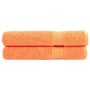 Saunatücher 2 Stück 100% Baumwolle orange 80x100 cm 600 gsm von , Handtücher - Ref: Foro24-137386, Preis: 46,73 €, Rabatt: %