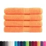 Toallas premium 4 uds 100% algodón naranja 100x200 cm 600 gsm de , Toallas - Ref: Foro24-137390, Precio: 99,33 €, Descuento: %