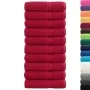 Bathroom towels 10 units 100% cotton green 100x150 cm 600 gsm by , Towels - Ref: Foro24-137409, Price: 169,62 €, Discount: %