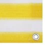 Gelb-weiße HDPE-Balkonmarkise 120x500 cm von vidaXL, Sonnenschirme - Ref: Foro24-310882, Preis: 14,29 €, Rabatt: %