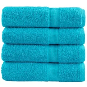 4er-Pack Badetücher aus 100% Baumwolle in Grün, 100x150 cm, 600 g/m². von , Handtücher - Ref: Foro24-137456, Preis: 74,50 €, ...