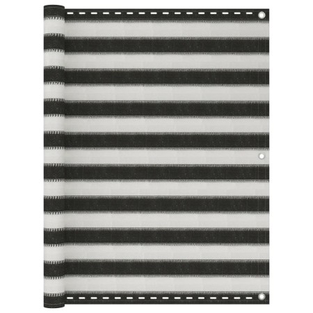 Toldo para balcón HDPE 120x300 cm gris antracita y blanco de vidaXL, Sombrillas - Ref: Foro24-310856, Precio: 11,42 €, Descue...