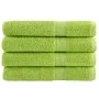 Sauna towels 4 units apple green cotton 80x200 cm 600 gsm by , Towels - Ref: Foro24-137507, Price: 75,33 €, Discount: %