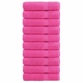 Duschhandtücher 10 Stück 100% Baumwolle rosa 70x140 cm 600 gsm von , Handtücher - Ref: Foro24-137526, Preis: 109,95 €, Rabatt: %