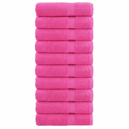 Duschhandtücher 10 Stück 100% Baumwolle rosa 70x140 cm 600 gsm von , Handtücher - Ref: Foro24-137526, Preis: 109,95 €, Rabatt: %