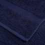 Juego de toallas 6 piezas 100% algodón azul marino 600 gsm de , Toallas - Ref: Foro24-137558, Precio: 58,98 €, Descuento: %