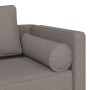 Chaiselongue-Sofa mit Kissen aus grauem Taupe-Stoff. von , Tagesbetten - Ref: Foro24-4007583, Preis: 162,81 €, Rabatt: %