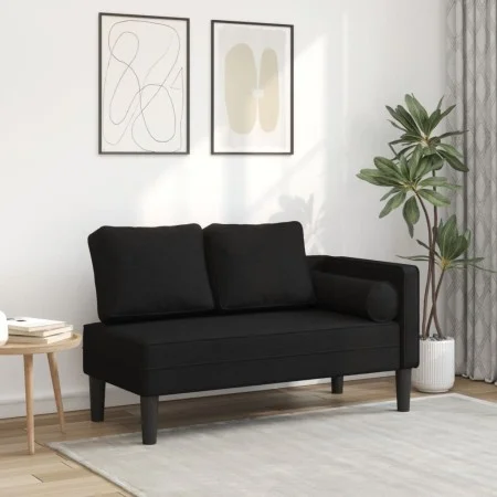 Daybed sofa with black fabric cushions by , Daybeds - Ref: Foro24-4007581, Price: 135,77 €, Discount: %