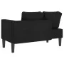 Daybed sofa with black fabric cushions by , Daybeds - Ref: Foro24-4007581, Price: 135,77 €, Discount: %