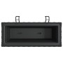Planters with hooks 2 units black synthetic rattan by , Pots and planters - Ref: Foro24-366398, Price: 54,62 €, Discount: %