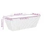 Planters with hooks 2 units black synthetic rattan by , Pots and planters - Ref: Foro24-366398, Price: 61,46 €, Discount: %