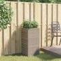 Synthetic gray rattan planter 40x40x80 cm by , Pots and planters - Ref: Foro24-366415, Price: 75,35 €, Discount: %