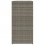 Synthetic gray rattan planter 40x40x80 cm by , Pots and planters - Ref: Foro24-366415, Price: 75,35 €, Discount: %