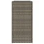 Synthetic gray rattan planter 40x40x80 cm by , Pots and planters - Ref: Foro24-366415, Price: 75,35 €, Discount: %